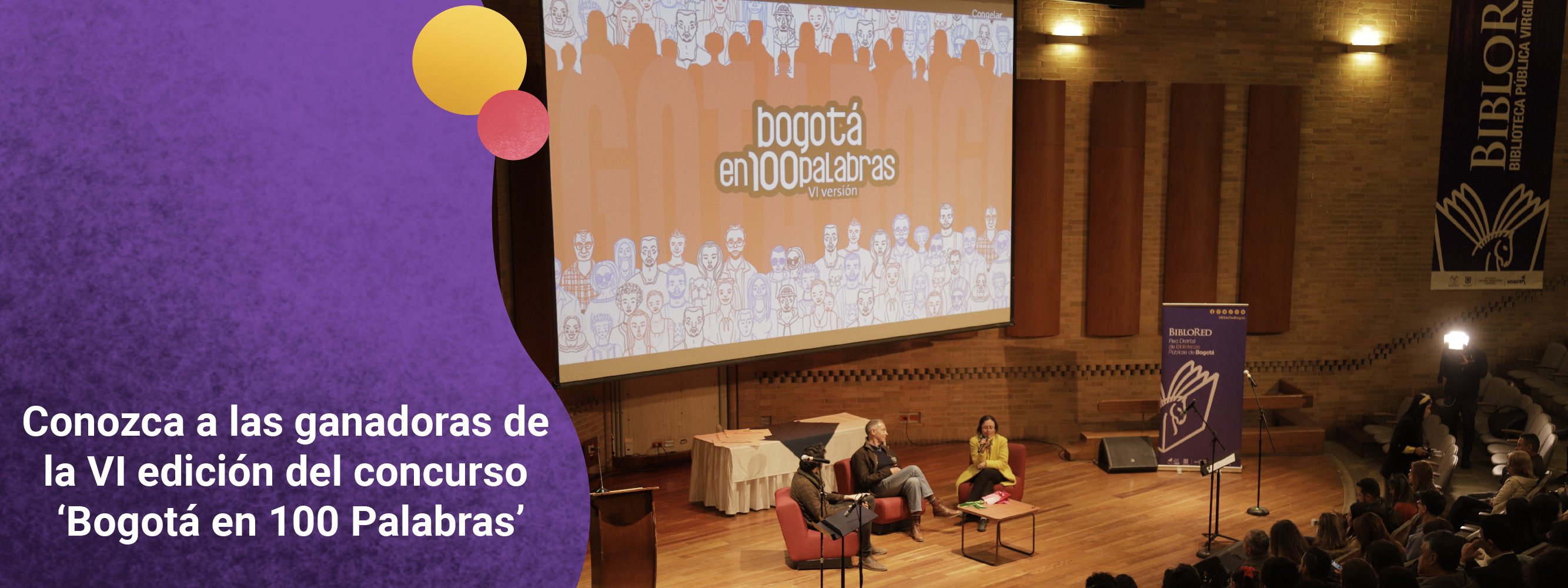Conozca a las ganadoras de la sexta edición del concurso ‘Bogotá en 100 Palabras’