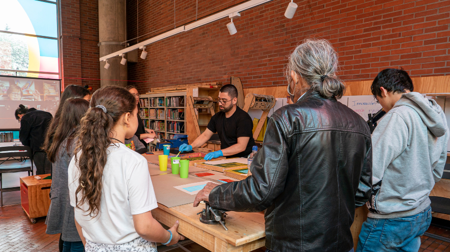 Sala LabCo de la Biblioteca El Tunal / Foto: BibloRed