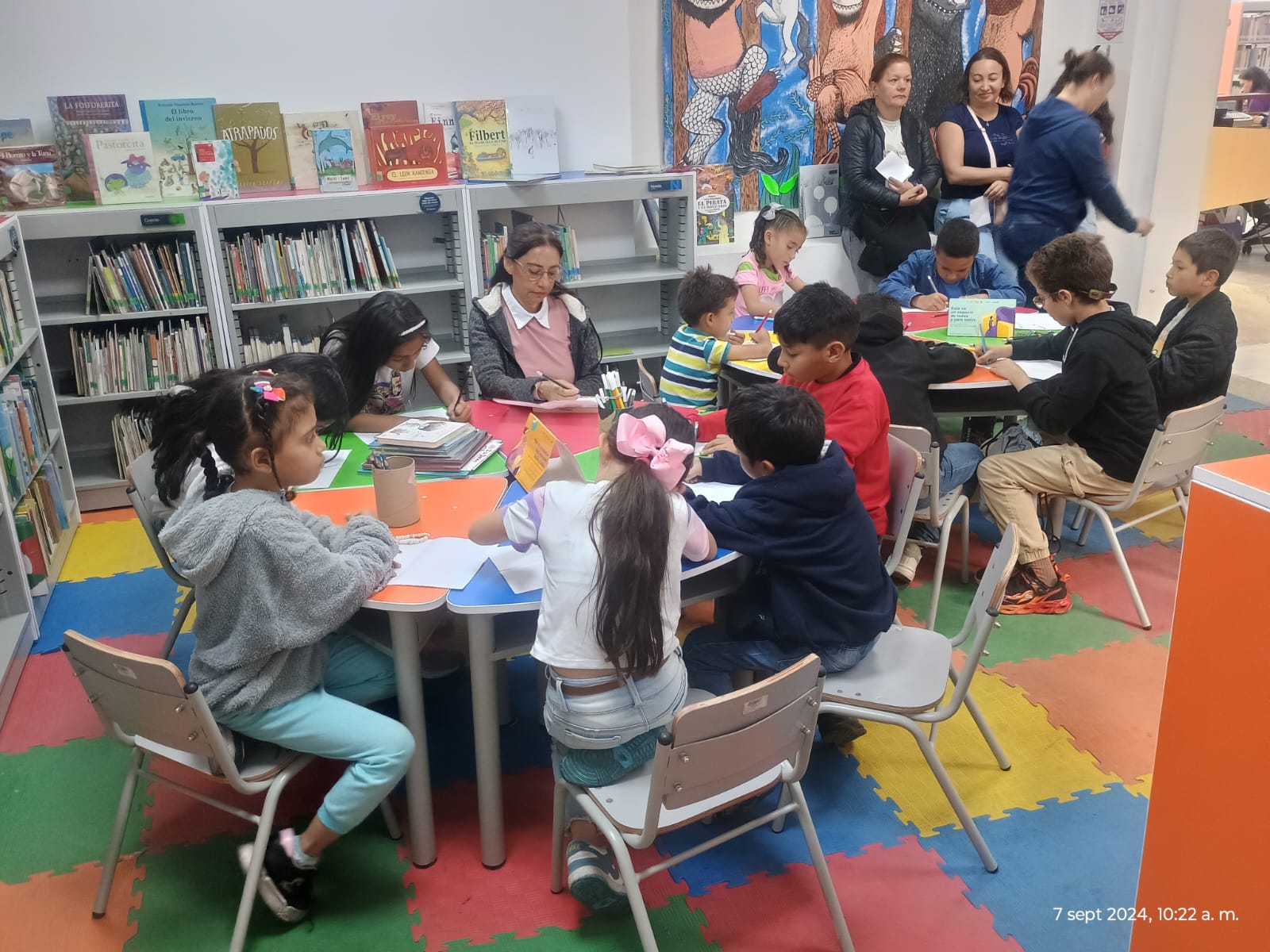 Niños durante una actividad