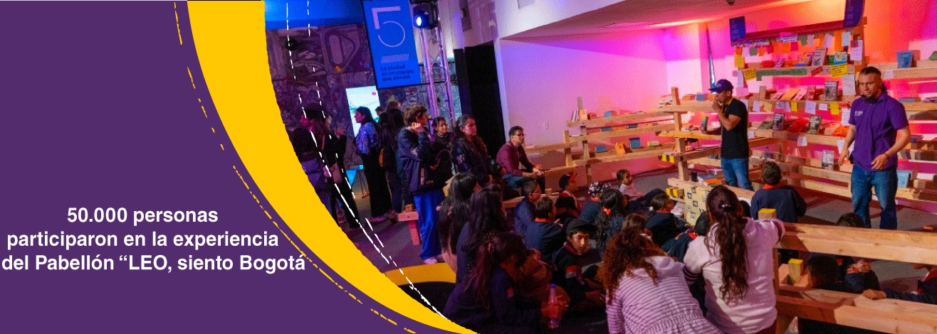 50.000 personas participaron de la experiencia inmersiva en el Pabellón “LEO, siento Bogotá” en la FILBo 2025