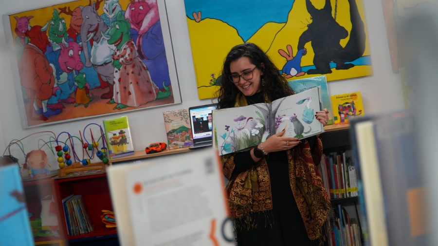 Actividades de lectura en las bibliotecas de BibloRed