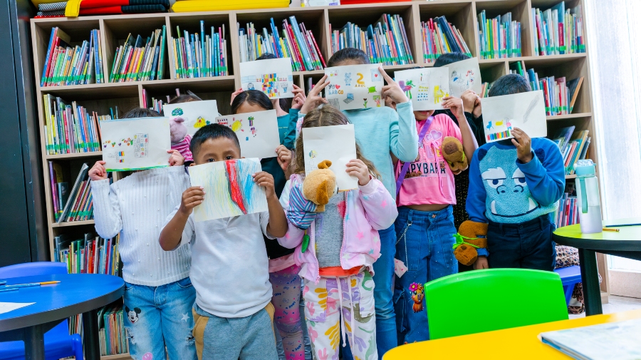 Actividades infantiles en la Biblioteca Pública Bosa / Foto: BibloRed