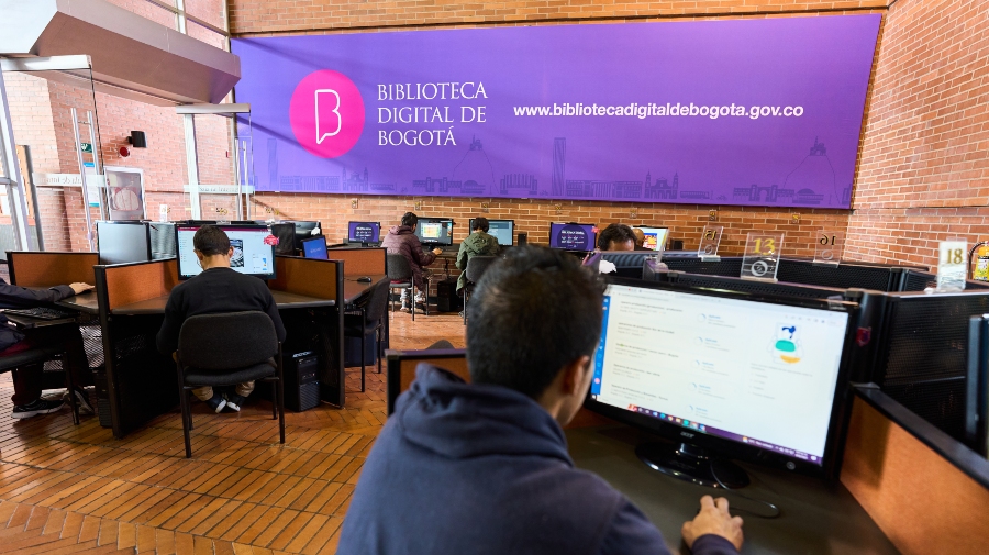 Biblioteca Digital de Bogotá en El Tunal / Foto: BibloRed