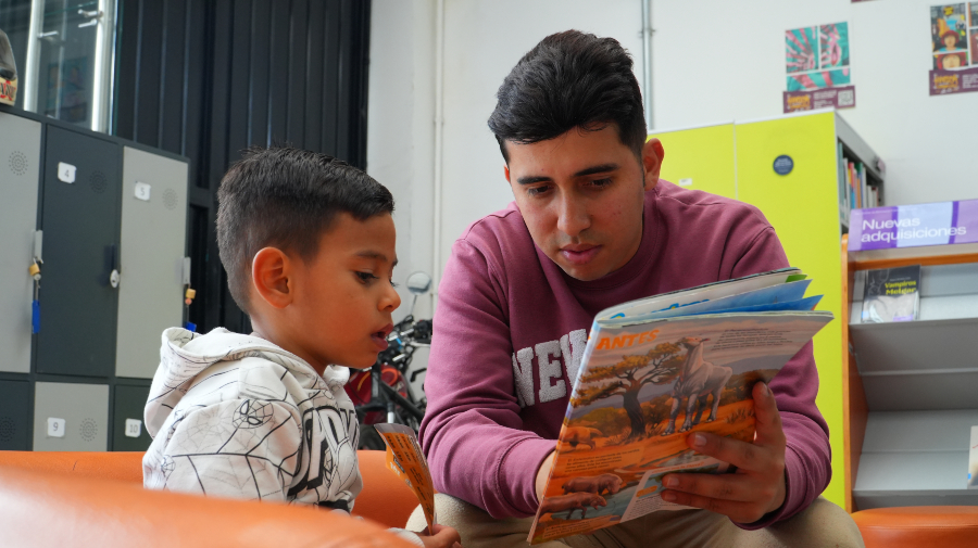 Usuarios de BibloRed en actividades de lectura