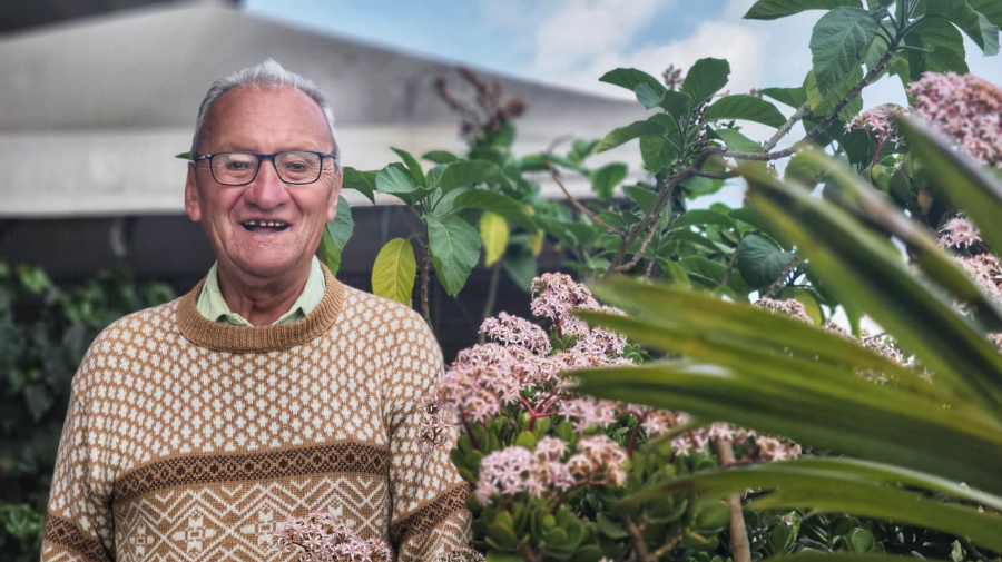 Pablo Chacón, usuario destacado de la Biblioteca Pública Bosa / Foto: Julián Mejía - BibloRed