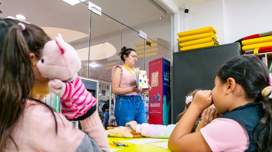 Actividades culturales en la Biblioteca Pública Bosa / Foto: @EsteMichael - BibloRed