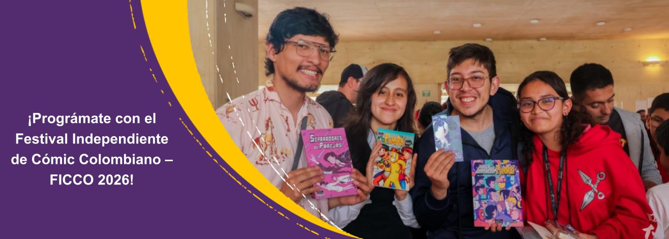 ¡Prográmate con el Festival Independiente de Cómic Colombiano – FICCO 2026 en la Biblioteca Pública Virgilio Barco!