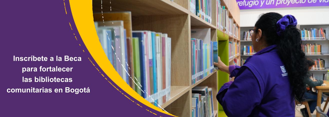 Beca para fortalecer las bibliotecas comunitarias abre inscripciones en Bogotá
