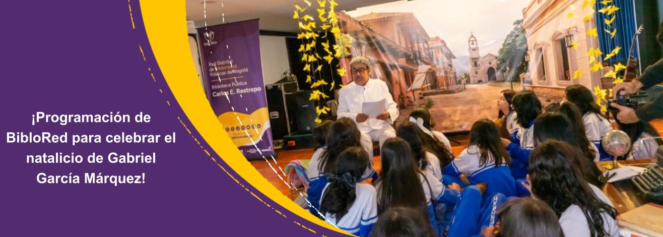 Las bibliotecas de Bogotá celebran el natalicio de Gabriel García Márquez con talleres de arte, picnic literario y clubes de lectura