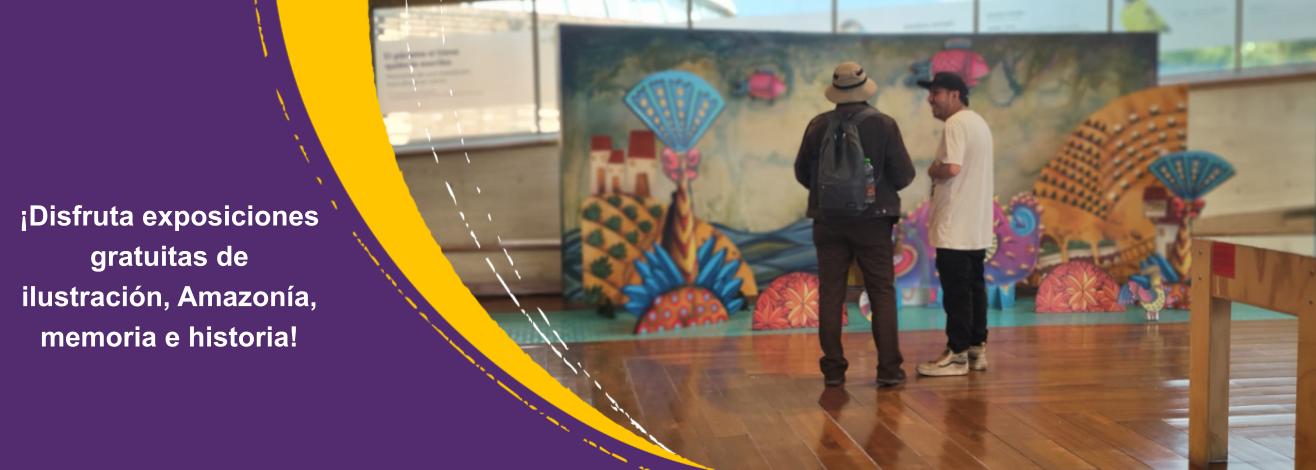 ¿Buscando plan? Exposiciones de ilustración, Amazonía, memoria e historia de las bibliotecas públicas