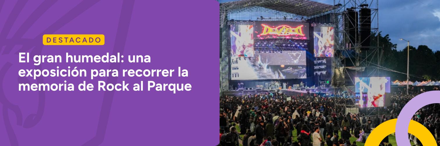 Exposición el gran humedal Rock al Parque