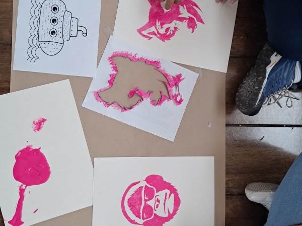 Club de arte: La ciudad de colores