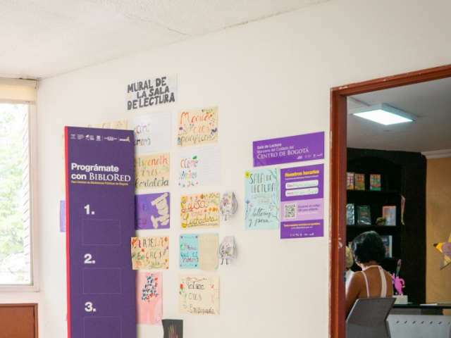 Sala de Lectura Manzana del Cuidado del Centro de Bogotá