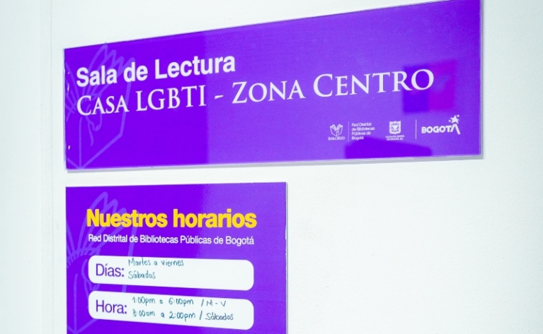 Sala de Lectura Casa LGBTI Diana Navarro