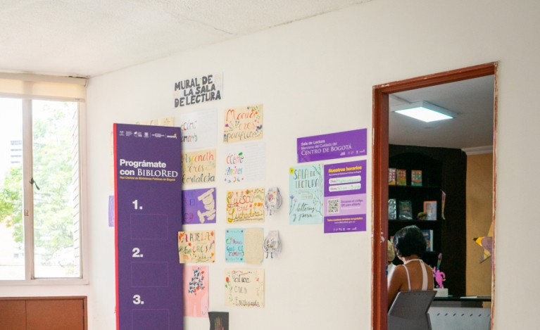 Sala de Lectura Manzana del Cuidado del Centro de Bogotá